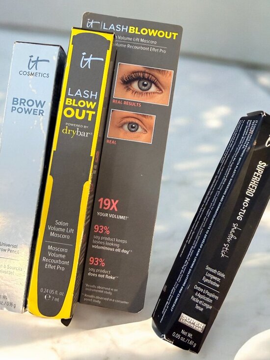 It Cosmetics New Eye Makeup Bundle X3 Brow Pencil Mascara Shadow Stick - Picture 3 of 8